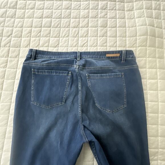 Soft Surroundings Jeans Womens 18W Ultimate Denim Straight Leg High Rise Stretch - Picture 4 of 13